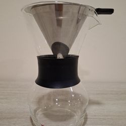 Müeller Austria Stainless Steel Coffee or Tea Filter with tapered Hour Glass like Container