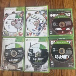 Xbox One And Xbox 360 Games All For 35