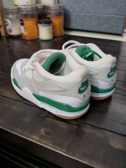 Nike Air 6y 7.5w White Green