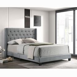 KING BED FRAME NO MATTRESS 
