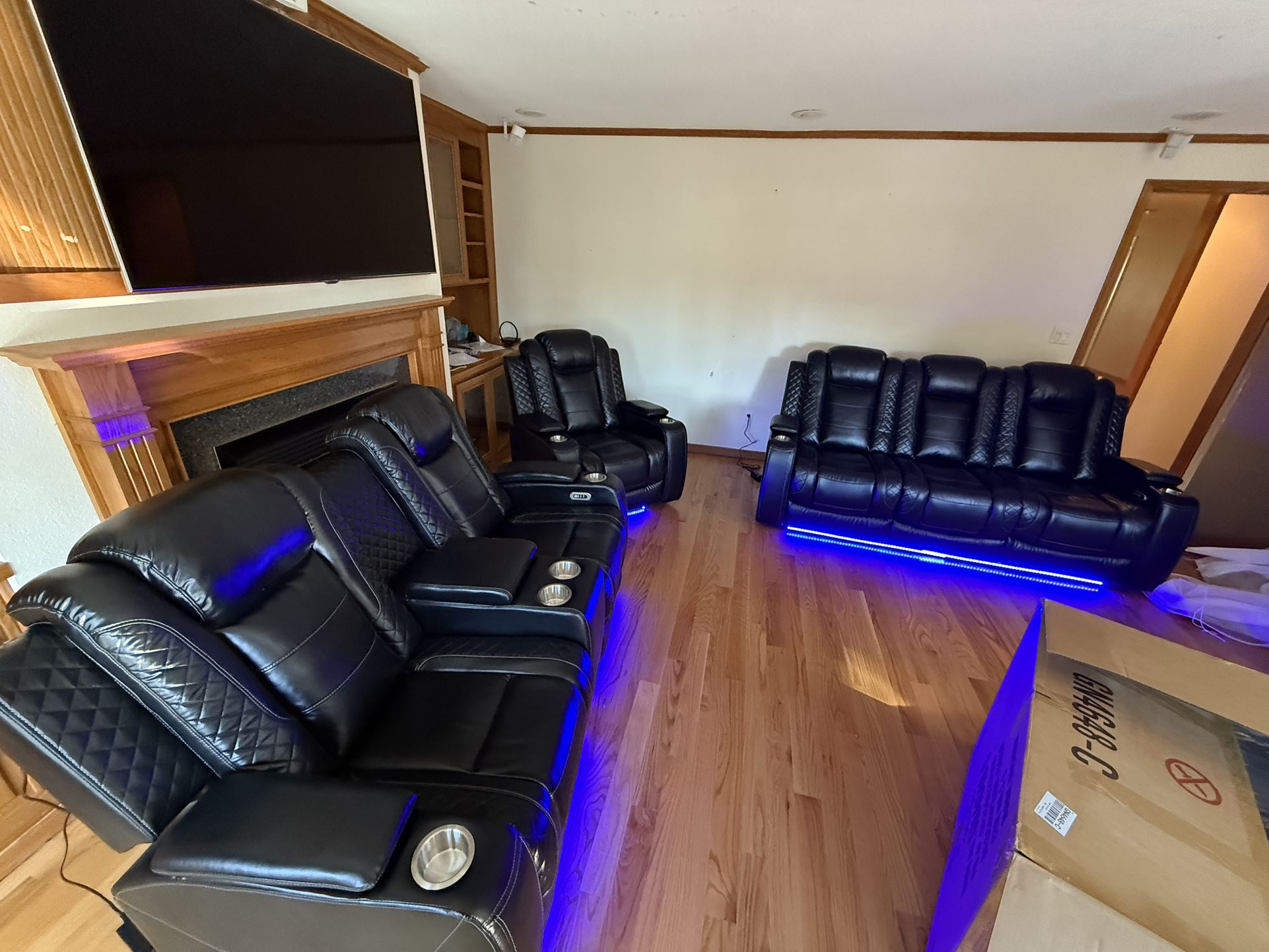 New Power Reclining 3-Pc Set — Sofa • Loveseat • Chair,