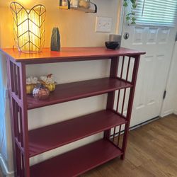 Red Bookshelf 