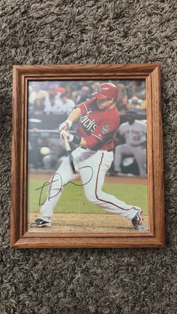 Miguel Montero Signed & MLB Authenticated Arizona Diamondbacks Photo