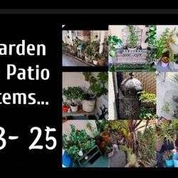 Must Sell ASAP! Plants, Pots, Plant Stands, Small Tables, B