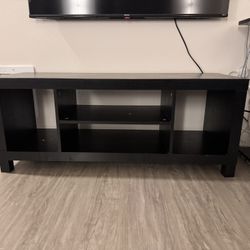 Black TV Stand 47x16x19”