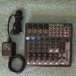 Behringer Xenyx 12-input 2-bus Mixer w/FX