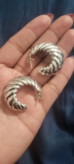 .925 Silver Earrings 