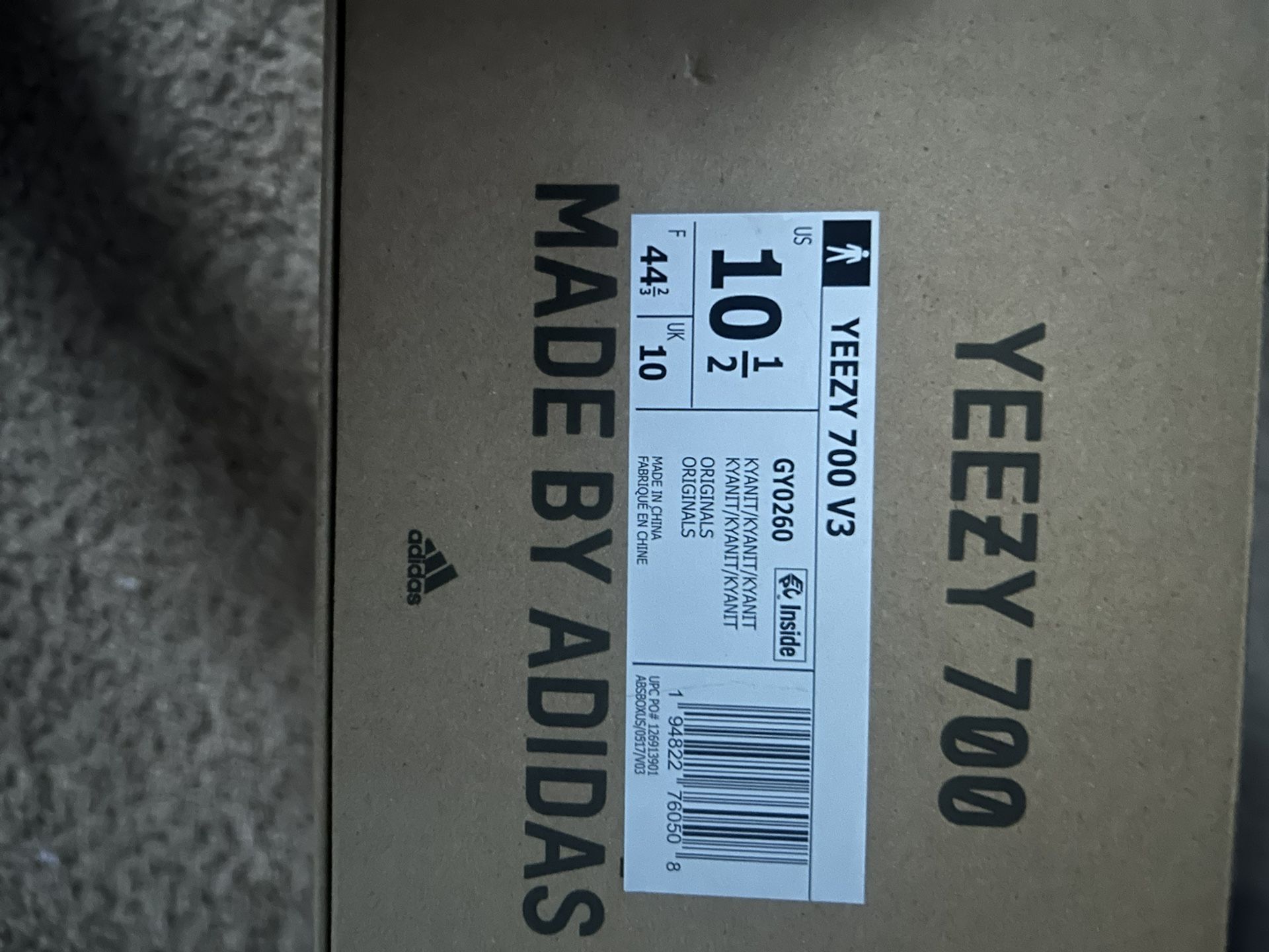 Yeezy 700 Kyanite Size Men