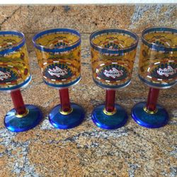 T.G.I. Friday’s Goblet Style Drinking Glasses