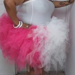 Pink And White Tutu