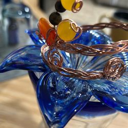 Cooper Bracelet With Stoned