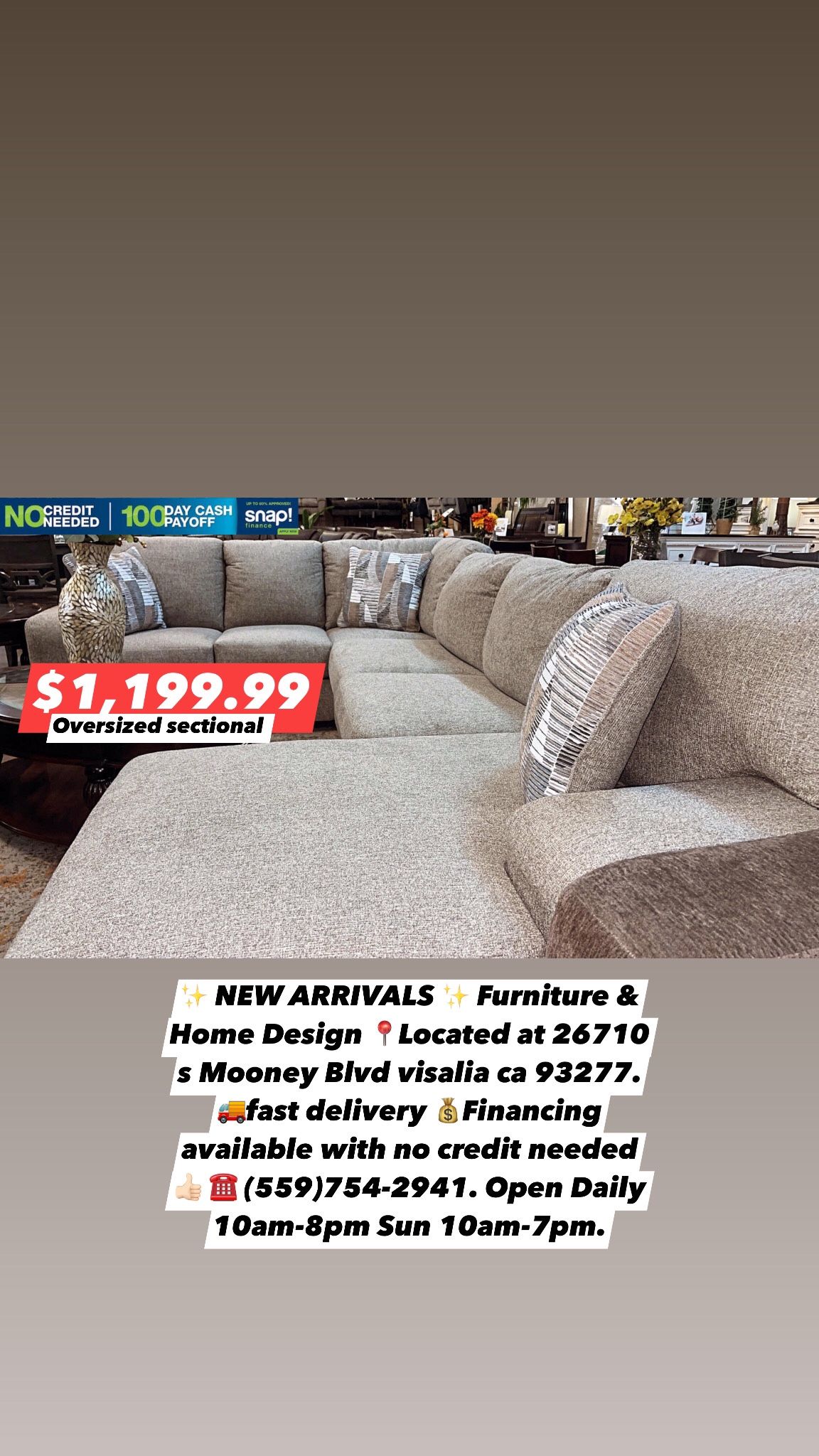 Oversized Sectional