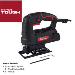 Used Hyper Tough 3.5-Amp Corded Jig Saw, Eelectric, 120 Volt, 44002