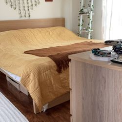 King Bed and Mattress 