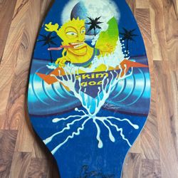 2005 Hand painted Skim God Board By Artist Micheal Serle 40.00 Obo
