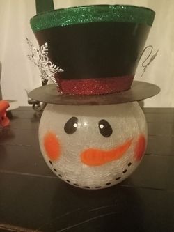 Ceramic Snowman 