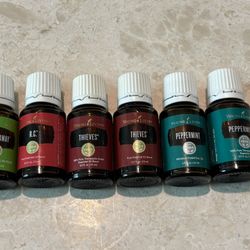 YoungLiving Essential Oils - RC, Thieves, Clarity, Peppermint