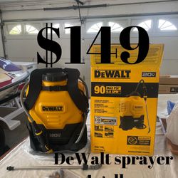 DeWalt Sprayer 4 Gallon $149