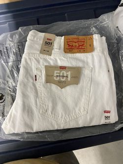 Brand New Men’s 501 Levi’s White