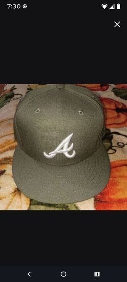 Atlanta braves snapback olive green