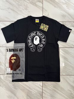 BAPE x Chrome Hearts Black Graphic T-Shirt, Size XL