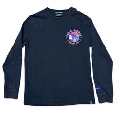 Scotch & Soda Long Sleeve T-Shirt Size L Black End of Summer