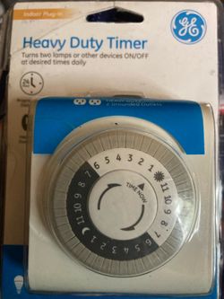 GE lights timer