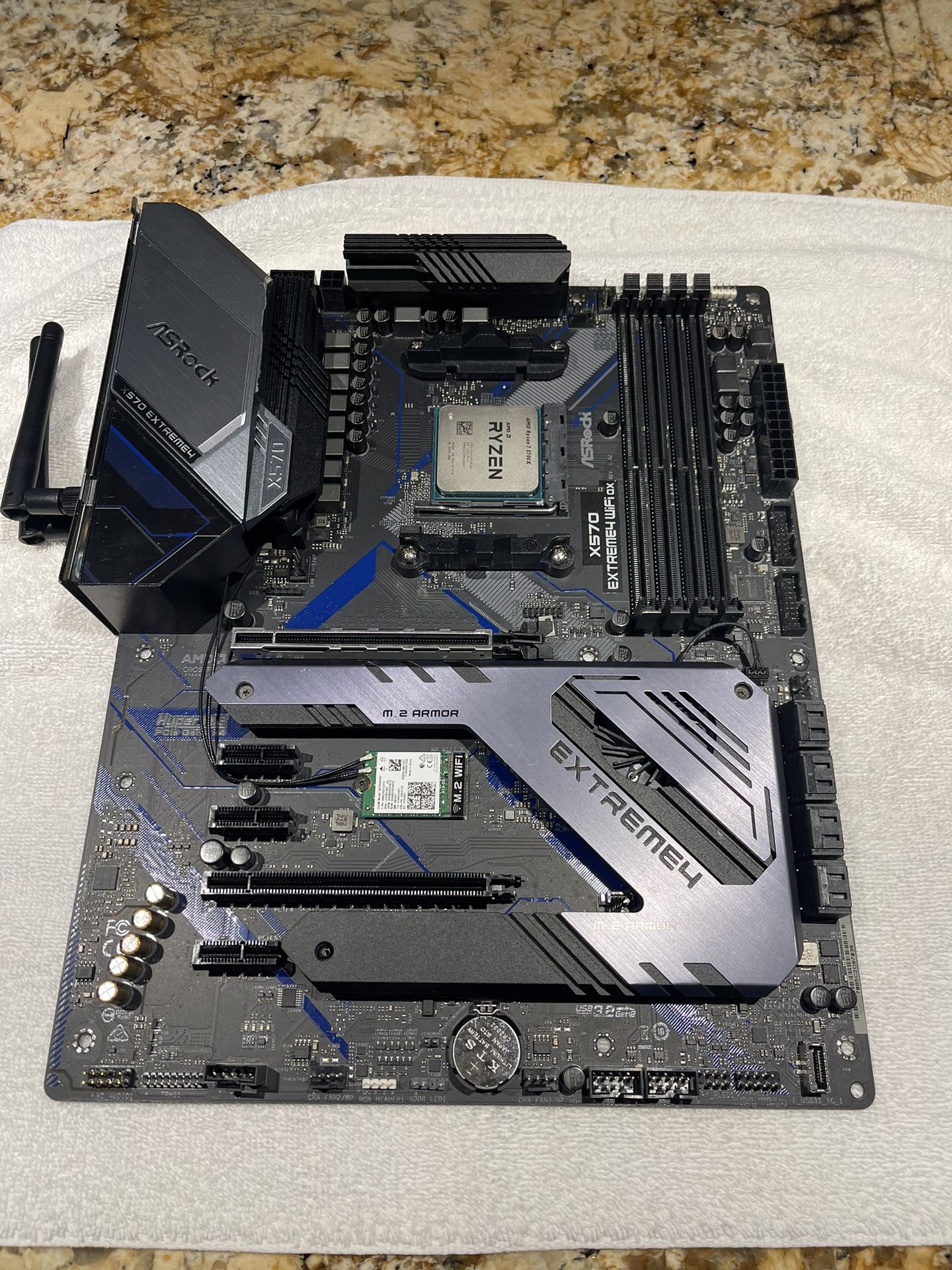 Ryzen 5 5700x CPU and ASRock X570 Extreme4 WiFi AX Motherboard Combo
