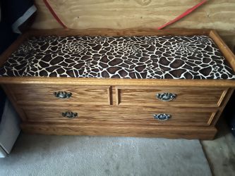Amish Made Solid Oak Chest