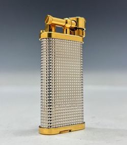 Vintage Dunhill Lighter - Gold & Silver