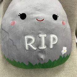 Squishmallow Halloween FELICE the Tombstone R.I.P. 12”