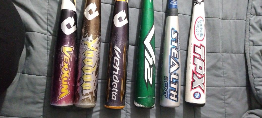 ALUMINUM BATS -DeMARINI/EASTON /TPX