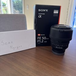 Sony FE 50 mm F/1.2 GM Lens 