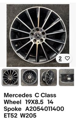 Mercedes-Benz C Class 300- 19x8.5 14-Spoke Wheel W205
