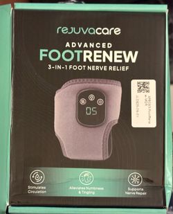 New Rejuvacare Advanced Foot Renew 3 in 1 Foot Nerve Relief Massager
