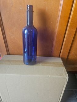 NEW  DOZEN  BLUE PLASTICS  BOTTLES