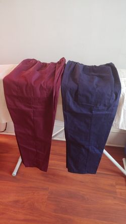 4 Scrub Pants (New) at $10. Each
