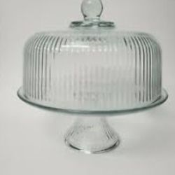 Vintage Glass Cake Holder