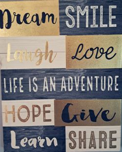 Motivational Quote Wall Decor
