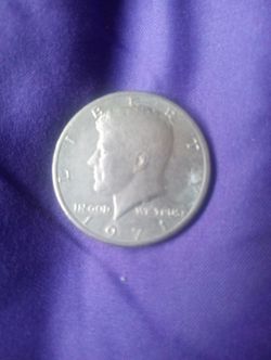 1971 Kennedy half dollar