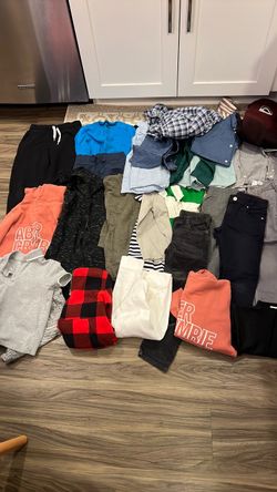 shirts, pants, shorts,hoodies $1 one thing size 5,6,7 years