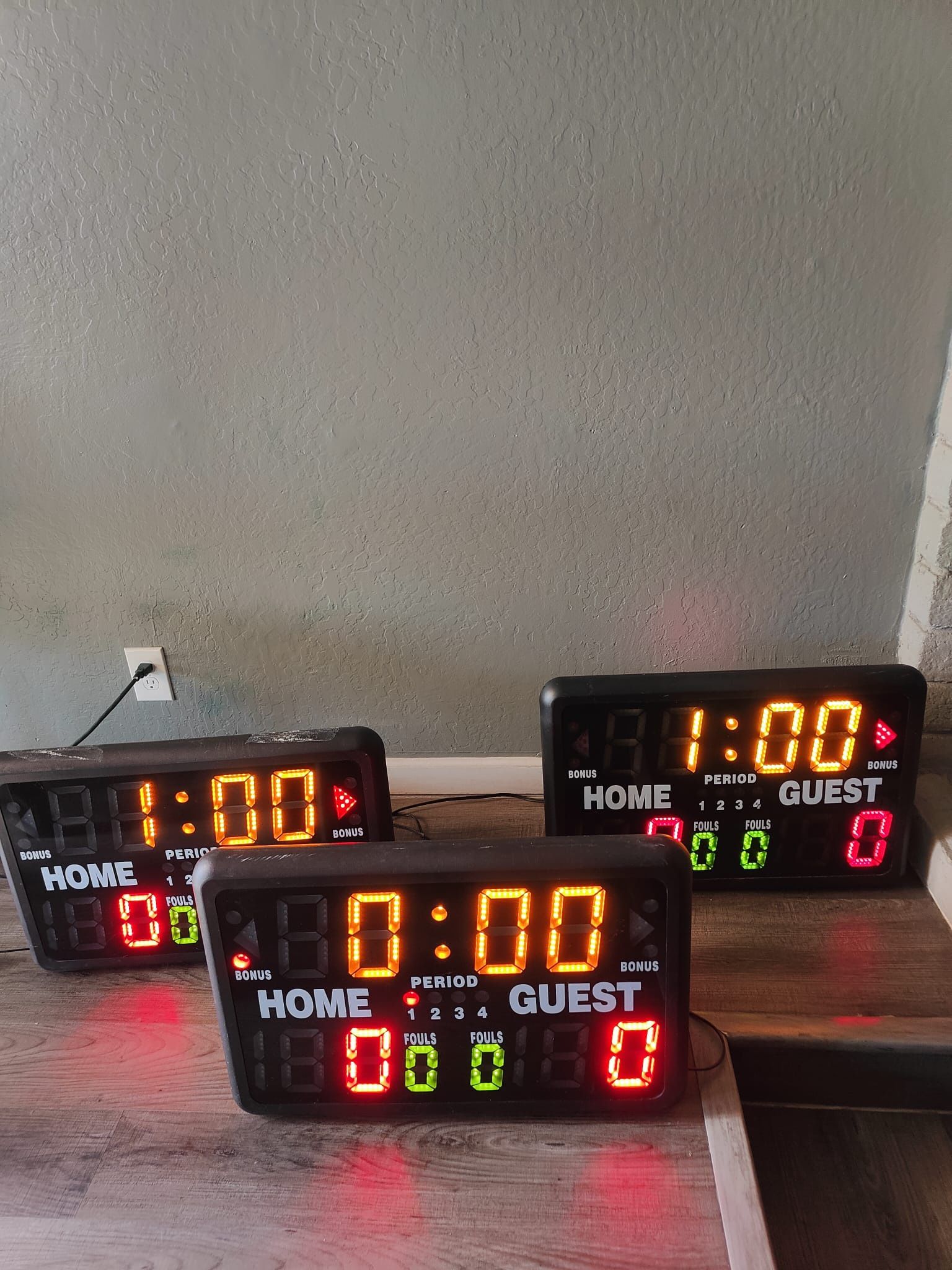 lights MacGregor SK2229R Multisport Indoor Scoreboard $200 each or 500 for all