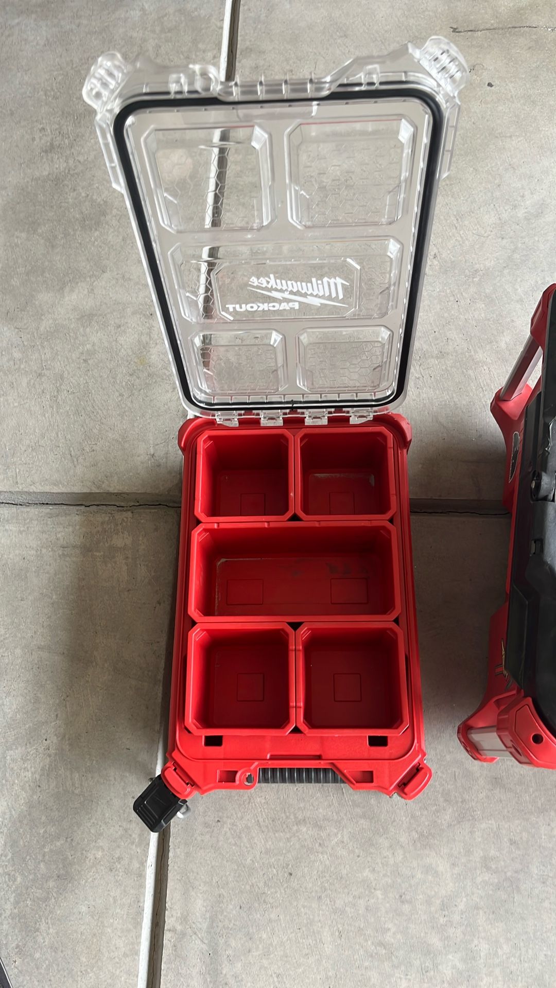 Medium Pack out Box, And Single Slot Pack out Storage