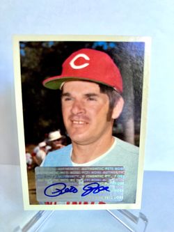 Pete Rose Baseball Card Lot Of 3 1985 Topps Renata Galasso Auto 1983 O-Pee-Chee
