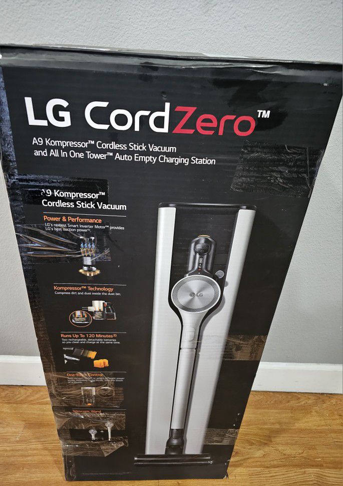LG  cordzero all in one wet dry cordless stick vacuum  power mop