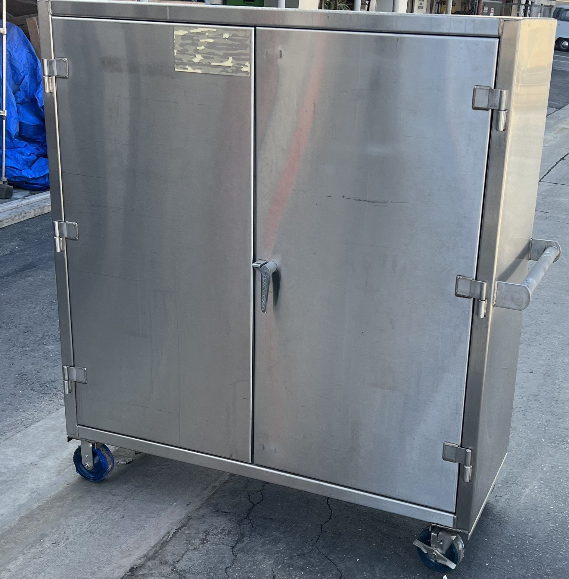 Extreme Duty 12 GA Stainless Steel Cabinet with Shelves