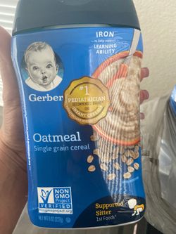 Gerber baby cereal