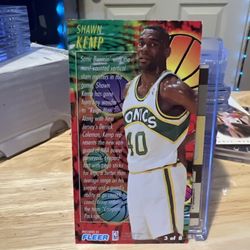Shawn Kemp 🔥Bundle🔥 Signed Shawn Kemp Jersey/Card, Both Authenticated By Beckett🔥 *Bonus Card*