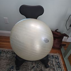 Excersise ball chair