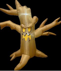 Spirit Halloween inflatable Halloween tree decoration with lights